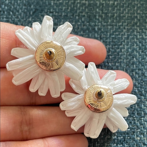 Colorful Earring Set with Floral and Geometric Designs - Picture 3 of 10